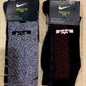 Nike Elite Lebron J socks. New w/ tags. Mens large